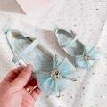 Miniatyrbillede 5 af 6: prinsessesko elsa sko børnefestsko sølvfarvede 18,5 cm / størrelse 30