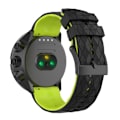 Miniatyrbillede 6 af 6: Suunto 9 Suunto 7 24mm silikonearmbånd sort/grøn