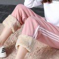 Miniatyrbild 3 av 7: fodrade vinter leggings fodrade tights fodrade leggins grå 2 5XL