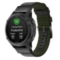 Miniatyrbild 2 av 5: armband tyg Garmin Fenix 7 Fenix 6/5 22mm blå