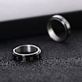 Miniatyrbild 4 av 5: anti-ångest spinner fidget roterande ring ringar Size6/16.4mm