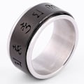 Miniatyrbillede 1 af 6: anti-angst spinner fidget roterende ring ringe Koko 9/19mm