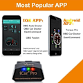 Pikkukuva 10 / 10: iCar Pro OBD II -skanneri - Kaksoisjärjestelmän yhteensopivuus (Apple & Android) kuten kuvassa