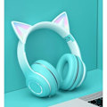 Pikkukuva 1 / 6: cat ears kuulokkeet langattomat cat bluetooth kuulokkeet Grøn