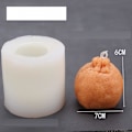 Miniatyrbillede 5 af 6: lysforme lys stearinlys gør-det-selv-forme i silikoneform citron