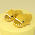Miniatyrbilde 1 av 6: tøfler haj shark slippers shark slides gul 42/43