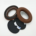 Miniatyrbillede 1 af 5: ørepuder puder til Bose Soundtrue AE2 IW QC15 QC25 QC35 pude kaffe/sort uden lr