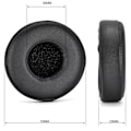 Miniatyrbilde 4 av 5: øreputer hodetelefonputer pads for Mpow 071 70mm grå
