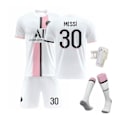 Pikkukuva 1 / 2: jalkapallosetti jalkapallopaita messi, jossa jalkapallosukat ja jalkasuojat aikuinen 2xl