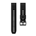 Pikkukuva 1 / 6: rannekoru silikoni Garmin Fenix ​​5/6/7 22mm musta