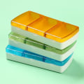 Miniatyrbilde 4 av 6: medisinboks / dosesett / doseringpilleboks medisinboks 3 rom blå