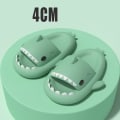 Miniatyrbillede 1 af 6: shark slides shark sandaler hjemmesko shark green 40/41