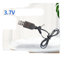 Miniatyrbillede 2 af 5: USB-opladerkabel batterioplader 3.7V 3.5mm 3,7V 3,5mm