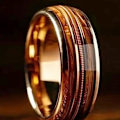 Miniatyrbillede 3 af 7: Fantastiske træindlæg Trippeltrådet parring - elegant design 8 mm sort nr. 7