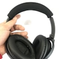 Miniatyrbillede 5 af 6: ørepuder puder til Bose QC2 QC15 QC25 QC35II OE1 AE2 pude oe1/oe2/qc3/ae2 sort