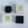Miniatyrbillede 5 af 6: lysforme lys stearinlys gør-det-selv-forme i silikoneform br-418 rubiks terning