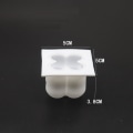 Miniatyrbillede 1 af 6: lysforme lys stearinlys gør-det-selv-forme i silikoneform lille rubiks terning