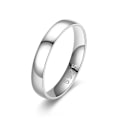 Miniatyrbild 4 av 7: Graverad bollelegans: 18k guld &amp; sterling silver lyxring för 4mm silver s925 nr 7