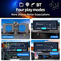 Miniatyrbild 11 av 11: 10,26 tum dashcam touchskärm med trådlös android auto / carplay med 128G minneskort