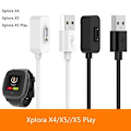 Miniatyrbild 2 av 6: USB laddkabel laddare för Xplora X5 Play X5 X4 svart 100cm