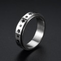 Miniatyrbilde 1 av 6: anti ångest spinner fidget roterande ring ringar størrelse 7/17 mm