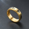 Miniatyrbillede 5 af 6: antistress spinner roterende fidget ring ringe størrelse 8/18,2 mm