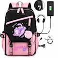 Pikkukuva 1 / 4: Aphmau reppu lasten reput reppu USB-liitännällä 1kpl pinkki 3