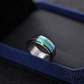Miniatyrbillede 1 af 4: anti stress fidget spinner roterende ring ringe Koko 10 / 19,8 mm