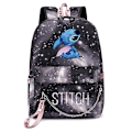 Pikkukuva 1 / 4: stitch reppu lasten reput reppu USB-liitännällä 1kpl tähden harmaa