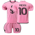 Pikkukuva 1 / 2: Messi #10 Koti jalkapallopaita ja shortsit Setti lapsille ja aikuisille - #S