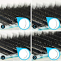 Miniatyrbild 6 av 7: Eleganta Yelix Premium Fransar/fransförlängning/lashes Pack 3D 0.07D 13mm