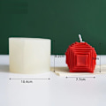 Miniatyrbillede 1 af 6: lysforme lys stearinlys gør-det-selv-forme i silikoneform br-418 rubiks terning