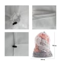 Miniatyrbilde 6 av 10: Veske stor vaskepose nettpose klespose 60x90cm hvit sort 2stk 2 stk/sort 1