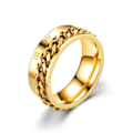 Miniatyrbillede 1 af 6: anti-angst spinner fidget roterende ring ringe størrelse 8/18,2 mm