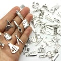 Miniatyrbillede 3 af 5: charms smykker øreringe diy pack 56 stk som på billedet