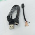 Miniatyrbillede 1 af 5: GoPro 5 6 7 8 Actionkamera Opladningskabel USB Type-C til USB 2 Version 2.0 kan håndtere 3A med flet