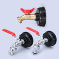 Miniatyrbilde 2 av 6: ibc tank adapter ibc kobling ibc tilkobling ibc tank adapter 1/2 tommers legeringskran messing ni