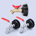Miniatyrbilde 2 av 6: ibc tank adapter ibc kobling ibc tilkobling ibc tank adapter 3/4 nikkelbelagt messing og plast
