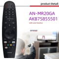 Miniatyrbillede 1 af 6: fjernbetjening til udskiftning af fjernbetjening til LG AN-MR18BA MR650A MR19BA M akb75855501