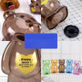 Miniatyrbild 4 av 5: piggybank spargrisar piggy bank björnform 10cm gul