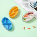 Miniatyrbillede 4 af 6: pille dosis æske til medicin pille æske medicin dosis pille æske gul