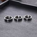 Miniatyrbild 5 av 5: anti stress fidget spinner roterande ring ringar Size8/18.2mm