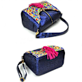 Miniatyrbild 8 av 8: PU läderbroderi Crossbody väska Mode Casual broderi väska etnisk Som på bilden 1