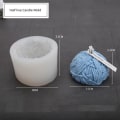 Miniatyrbillede 1 af 2: lysform lysforme DIY silikoneform lys 3D