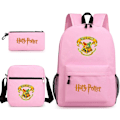 Pikkukuva 1 / 4: harry potter reppu lasten penaali olkalaukkupakkaus (3 kpl) vaaleanpunainen