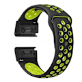 Miniatyrbilde 4 av 6: armbånd silikon Garmin fenix 7/6/5 fenix 7s/6s/5s 22 mm gul (fenix7/6/5)