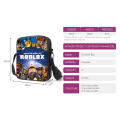 Miniatyrbillede 5 af 7: Roblox Rygsæk Skoletaske Rejsetasker Gaver roblox-10 3 dele