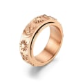 Miniatyrbillede 4 af 6: anti-angst spinner fidget roterende ring ringe størrelse 11/20,8 mm