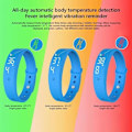 Miniatyrbillede 2 af 6: Genopladelig vibrationsalarmur med temperaturmåling sort