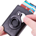 Pikkukuva 2 / 6: airtag lompakko lompakko korttipidike kortti RFID kahvia